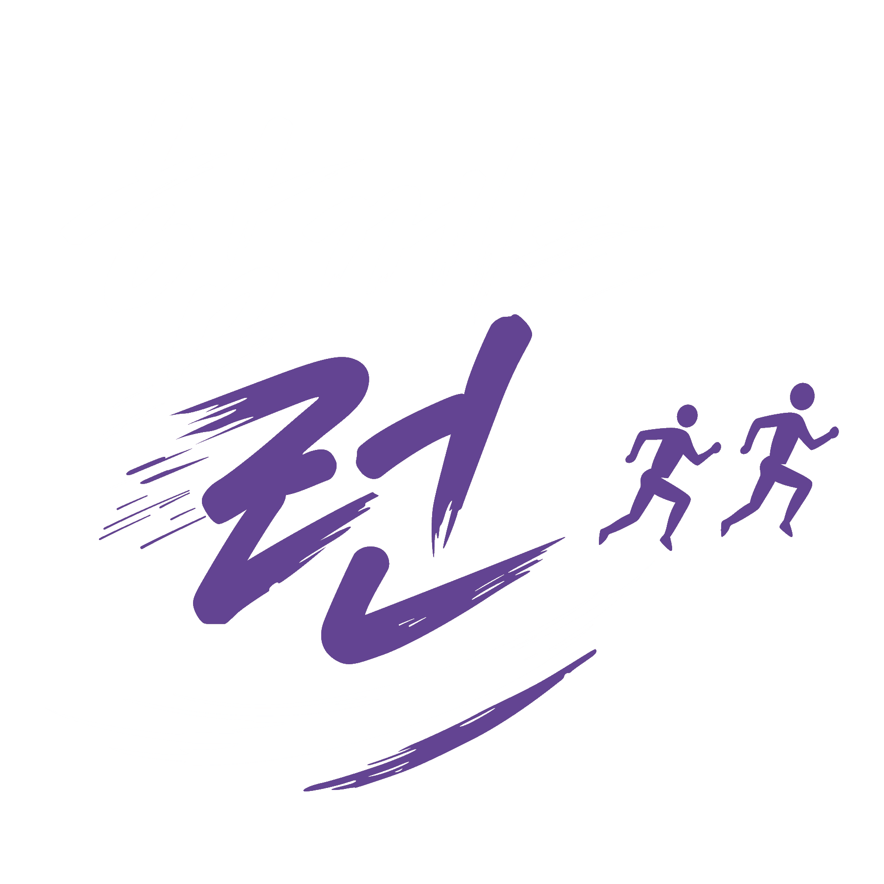 함께런 공식 로고와 함께 달리는 러너 일러스트